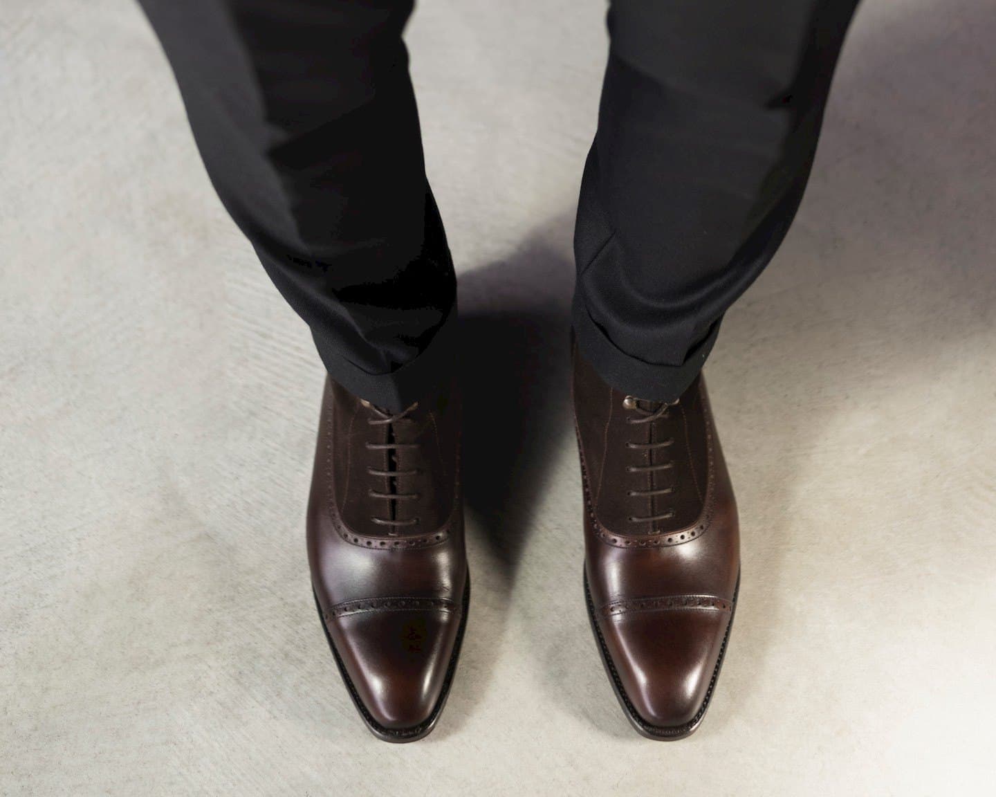 Svarte loafers
